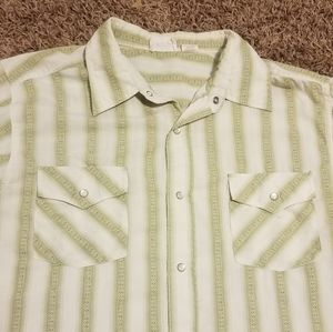 Bke western style button up, size large